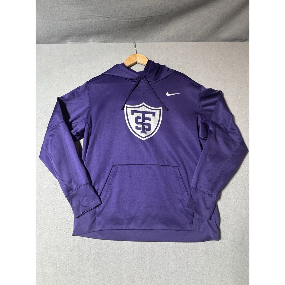 University of St. Thomas Tommies Nike Hoodie Sweatshirt Size Larger L Dri-Fit